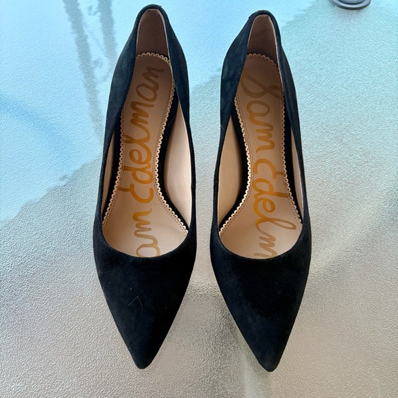 Sam Edelman Shoes - Sam Edelman Black Suede Heels Size 9